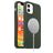 Mobigear Rubber Touch iPhone 12 Mini Silikon MagSafe Skal - Grön