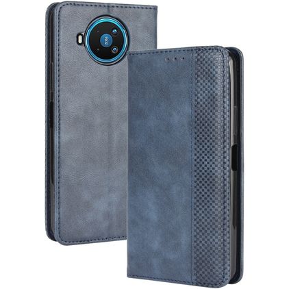Mobigear Sensation Nokia 8.3 Pungetui med Seddelrum - Blå