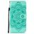 Mobigear Mandala Motorola Moto E6s (2020) Wallet case - Turquoise