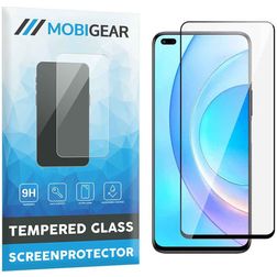 Mobigear Premium HONOR 50 Lite Tempered Glass Screen Protector - Case Friendly - Black