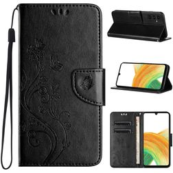 Mobigear Flowers Samsung Galaxy A55 Etui z klapką typu portfel - Czarny