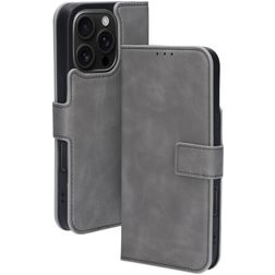 Mobiparts Classic Wallet MagSafe iPhone 16 Pro Wallet case - Granite Grey
