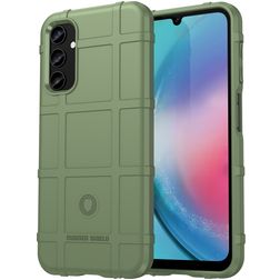 Mobigear Rugged Shield Samsung Galaxy S23 FE TPU flexible Carcasa Antigolpes - Verde
