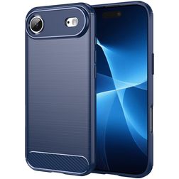 Mobigear Brushed Slim iPhone Air TPU flexível Capa traseira - Azul