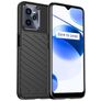 Mobigear Groove Realme C35 TPU flexible Carcasa - Negro