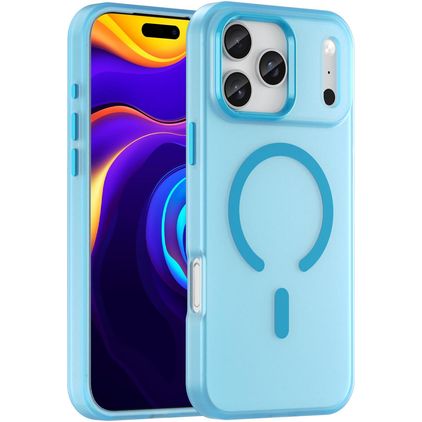 Mobigear Shockproof iPhone 17 Pro Max MagSafe Hard Case Back cover - Blue
