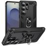 Mobigear Armor ring Samsung Galaxy S26 Ultra Hard Case Back cover Shockproof with Ring Holder - Black