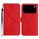 Mobigear Stitch iPhone 18 Pro Funda tipo libro Cartera - Rojo