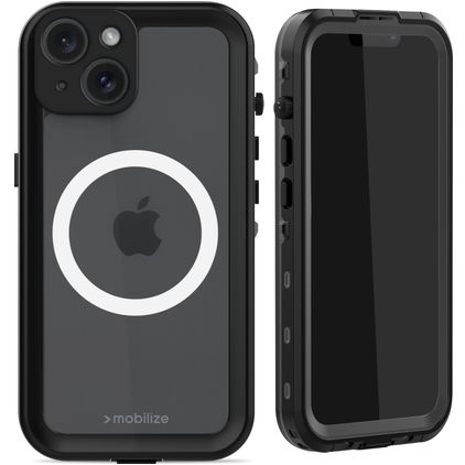 Mobilize Waterproof iPhone 15 Impermeabile MagSafe Hardcase Back cover - Nero