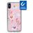 My Style Magneta iPhone XS TPU flexible Carcasa - Pink Alpaca