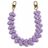 Mobigear Plastic Heart Universal Adjustable Phone Cord - Pastel Purple