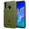Mobigear Rugged Shield Huawei P40 Lite E Fleksibel TPU Bagsidecover Stødsikkert - Grøn
