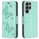 Mobigear Butterfly Samsung Galaxy S24 Ultra Funda tipo libro Cartera - Verde