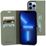 Mobiparts Classic Wallet iPhone 13 Pro Max Wallet case - Stone Green