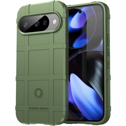 Mobigear Rugged Shield Google Pixel 10 Flexible TPU Back cover Shockproof - Green