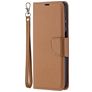 Mobigear Excellent Samsung Galaxy A12 Funda tipo libro Cartera - Coñac