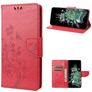 Mobigear Butterfly OnePlus 10T Etui z klapką typu portfel - Czerwony