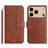 Mobigear S Line iPhone 18 Pro Max Etui z klapką typu portfel - Brązowy