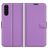 Mobigear Classic Sony Xperia 10 III Plånboksfodral med sedelfack - Lila