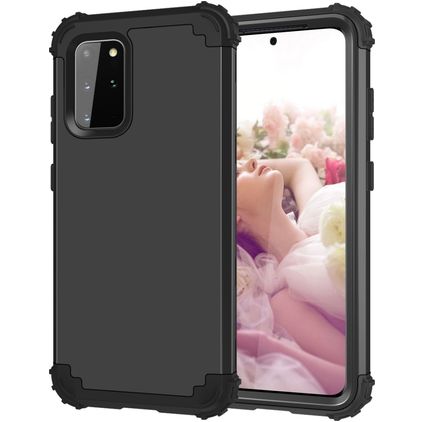 Mobigear Ultra Tough Samsung Galaxy S20 Plus Kova Suojakuori Iskunkestävä - Musta