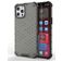 Mobigear Honeycomb iPhone 13 Mini Hard Case Back cover Shockproof - Black