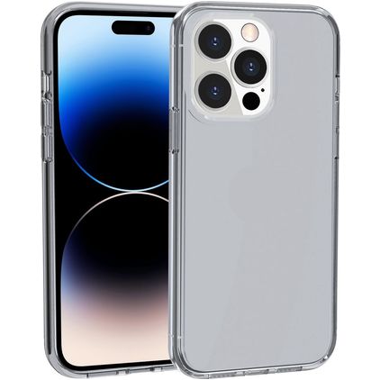 Mobigear Crystal iPhone 14 Pro Max Hardcase Etui plecki - Szary
