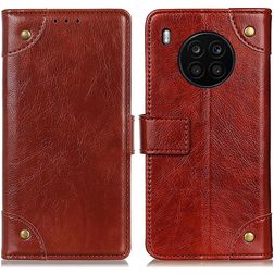 Mobigear Ranch HONOR 50 Lite Wallet case - Brown