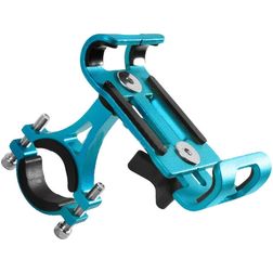 Mobigear Alloy Fixing Phone Bike / Motor Mount Handlebar Mount Clamp Universal OnePlus Nord CE5 - Blue