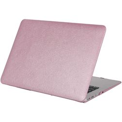 Mobigear Silk Texture MacBook Pro 15 tommer (2008-2012) Hardshell Laptopcover MacBook Case - Lilla - Model A1260 / A1286
