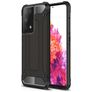 Mobigear Outdoor Samsung Galaxy S21 Ultra Funda Plástico rígido Carcasa Antigolpes - Negro