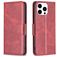 Mobigear Excellent iPhone 16 Pro Wallet case - Red