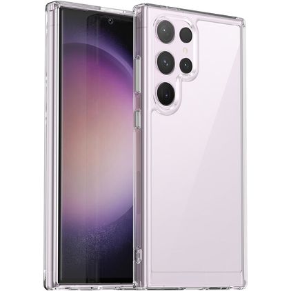 Mobigear Crystal Clear Samsung Galaxy S24 Ultra Hard Case Back cover - Clear