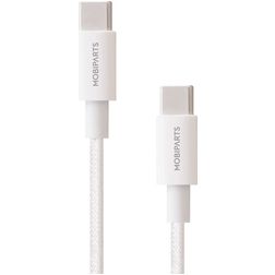 Mobiparts USB-C til USB-C Kabel 1 m - Hvid