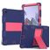 Mobigear ShieldStand Samsung Galaxy Tab A8 10.5 (2021) Fodral Hårdplast / Silikon Skal + Ställ - Blå / Röd