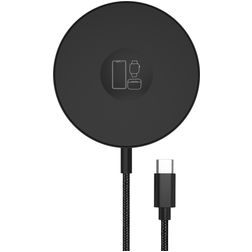 Mobilize 3in1 Magnetic oplader USB-C 1 m 15W - Sort