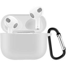 Mobigear Classic Apple AirPods 3 Fodral Flexibel Silikon - Vit