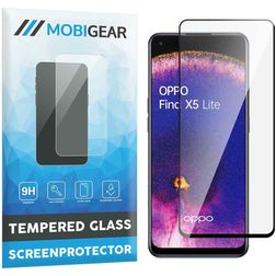 Mobigear Premium OPPO Find X5 Lite Cristal templado Protector de pantalla - Compatible con fundas - Negro
