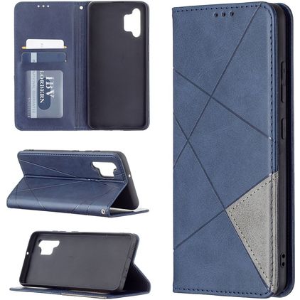 Mobigear Rhombus Slim Samsung Galaxy A32 4G Funda tipo libro - Azul