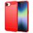 Mobigear Brushed Slim iPhone 17e Flexible TPU Back cover - Red