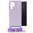 Mobilize Lanyard Gelly Samsung Galaxy S23 Ultra Joustava TPU Suojakuori kaulanauhalla - Pastel Purple