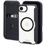 Mobiparts Shield Line iPhone 16e MagSafe Cover a libro - Nero