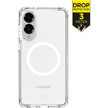 ITSKINS Level 2 HybridMagClear R Transparente Samsung Galaxy S25 Edge MagSafe Funda Plástico rígido Carcasa Antigolpes - Transparente