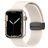 Mobigear Sport Mag Correa Silicona Cierre magnético para Apple Watch - 42/41/40/38 mm - Blanco estrella