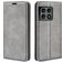 Mobigear Retro Slim OnePlus 10 Pro Funda tipo libro Cartera - Gris