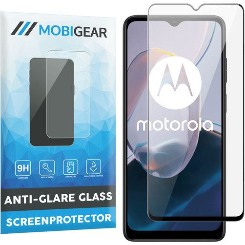 Mobigear Premium Motorola Moto E22i Vidro temperado Película de ecrã - Compatível com capas - Preto