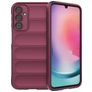 Mobigear Bumpy Samsung Galaxy A24 TPU flessibile Back cover - Bordeaux