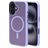 Mobiparts Hardcover iPhone 16 MagSafe Fodral Hårdplast Skal - Satin Lila