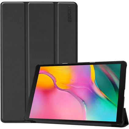 ENKAY Smart Samsung Galaxy Tab A 10.1 (2019) Cover a libro - Nero