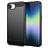 Mobigear Brushed Slim iPhone 16e Flexibel TPU Skal - Svart