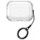Mobigear Crystal Clip Capa TPU flexível para Apple AirPods Pro 3 - Transparente